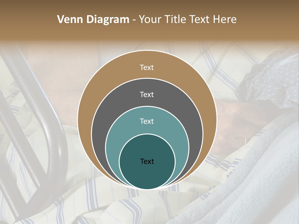 A Person Laying In A Hospital Bed With A Thermometer On Their Arm PowerPoint Template