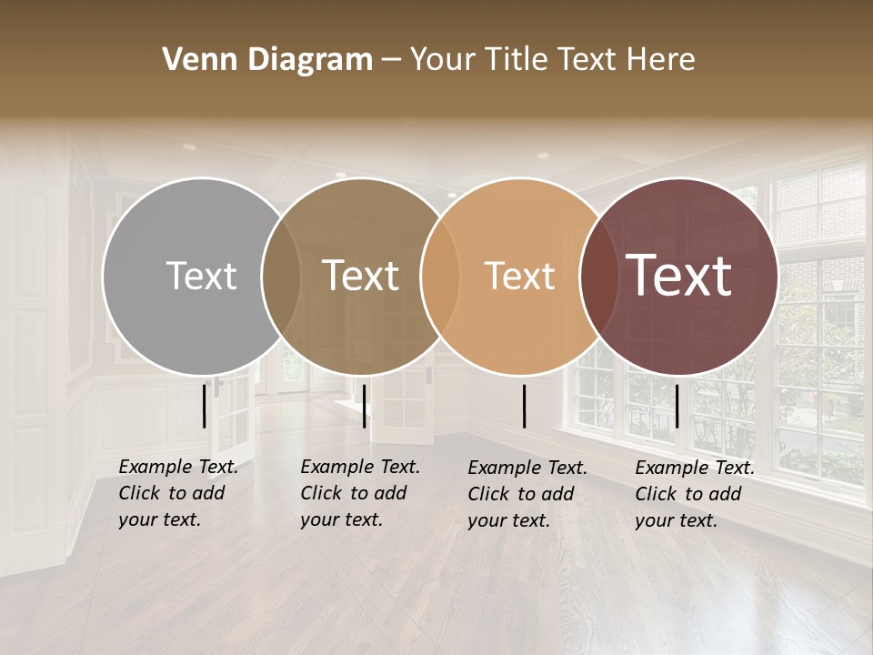 Living Room In New Construction Home PowerPoint Template