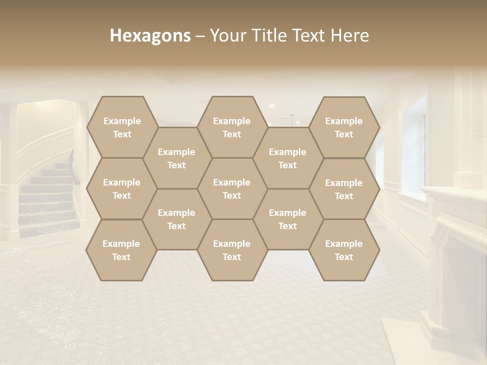 Basement In New Construction Home PowerPoint Template