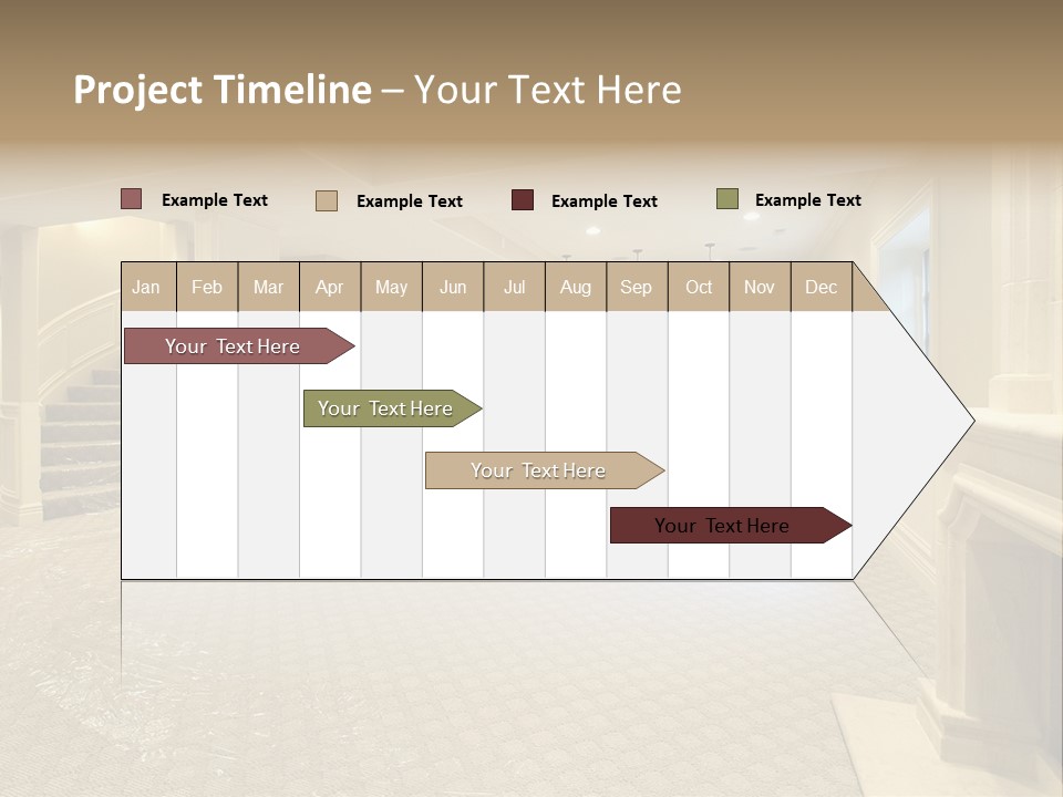 Basement In New Construction Home PowerPoint Template