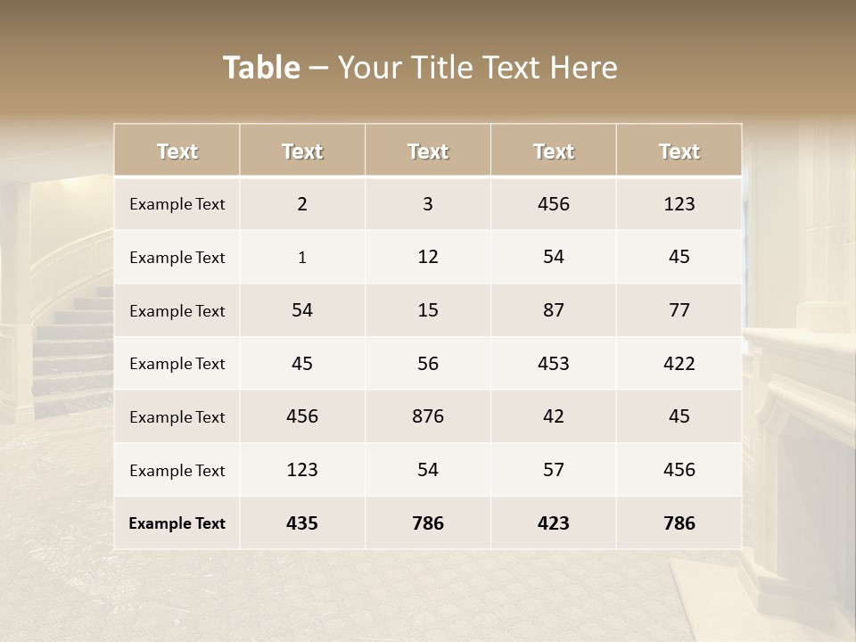 Basement In New Construction Home PowerPoint Template