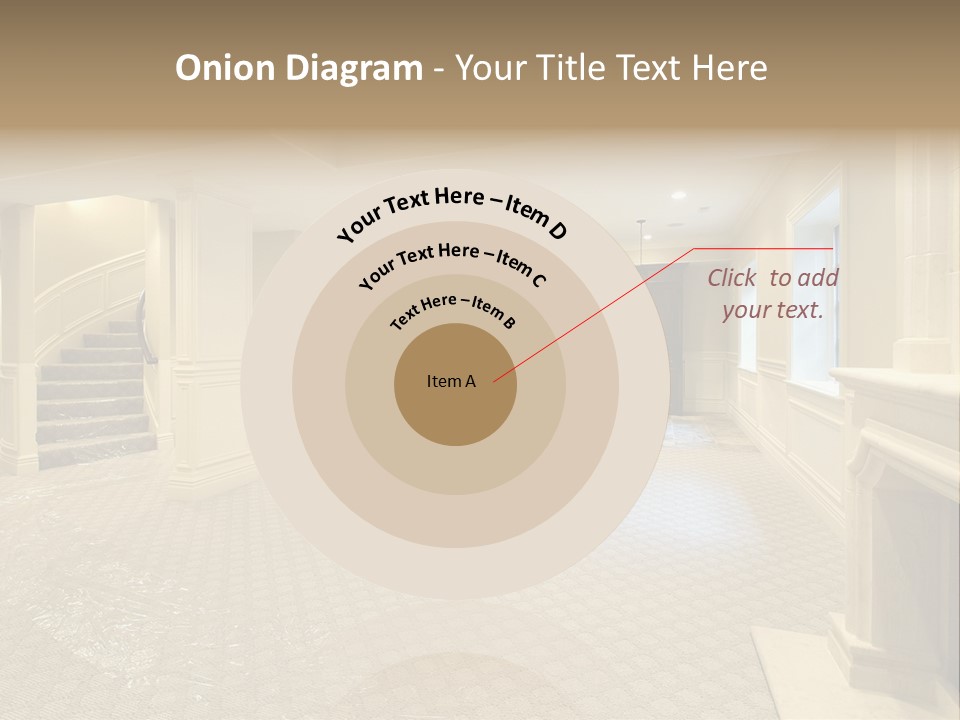 Basement In New Construction Home PowerPoint Template