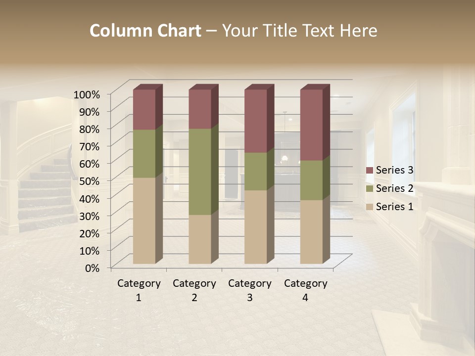 Basement In New Construction Home PowerPoint Template