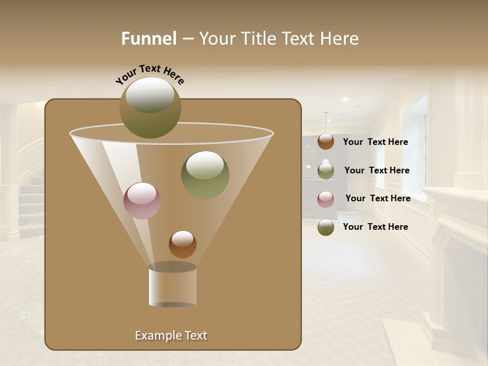 Basement In New Construction Home PowerPoint Template