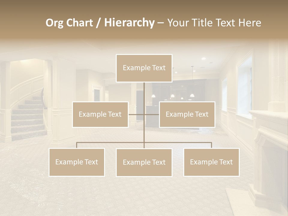 Basement In New Construction Home PowerPoint Template