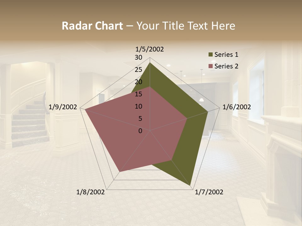 Basement In New Construction Home PowerPoint Template