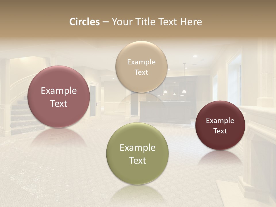 Basement In New Construction Home PowerPoint Template