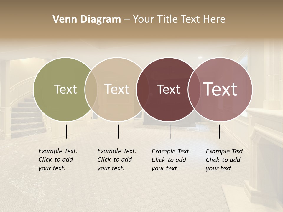 Basement In New Construction Home PowerPoint Template