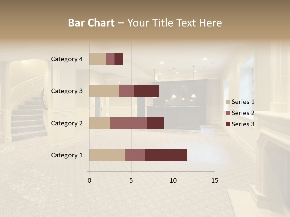 Basement In New Construction Home PowerPoint Template