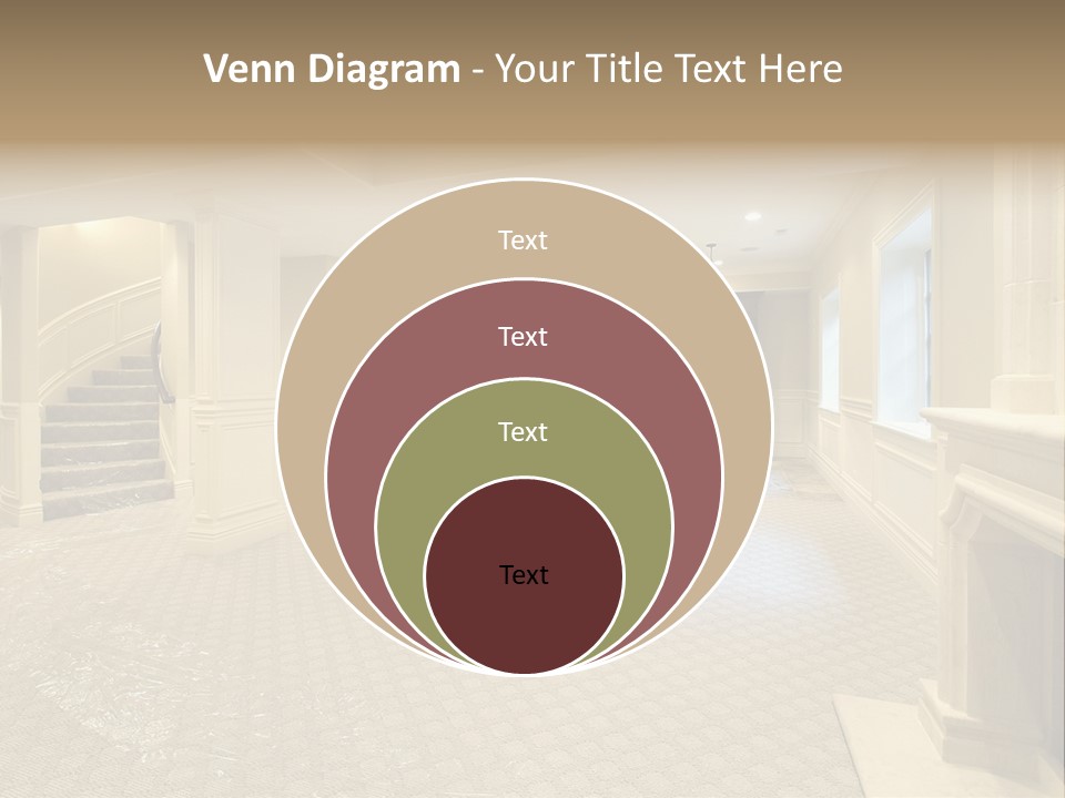 Basement In New Construction Home PowerPoint Template
