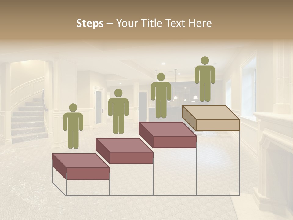 Basement In New Construction Home PowerPoint Template
