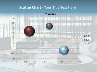 Served Dinner In Modern Restaurant PowerPoint Template