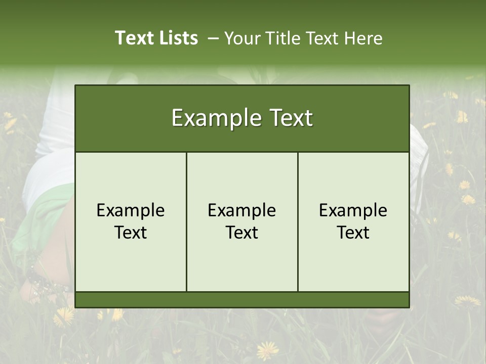 Beautiful Girl And Boy On Summer Lawn With Dandelions PowerPoint Template