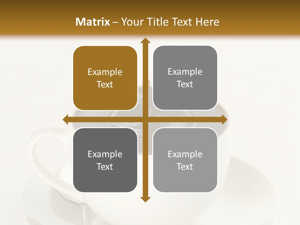 A Cup Of Black Coffee Full To The Brim With Drops Splashing On The Surface Threatening To Spill Over. PowerPoint Template