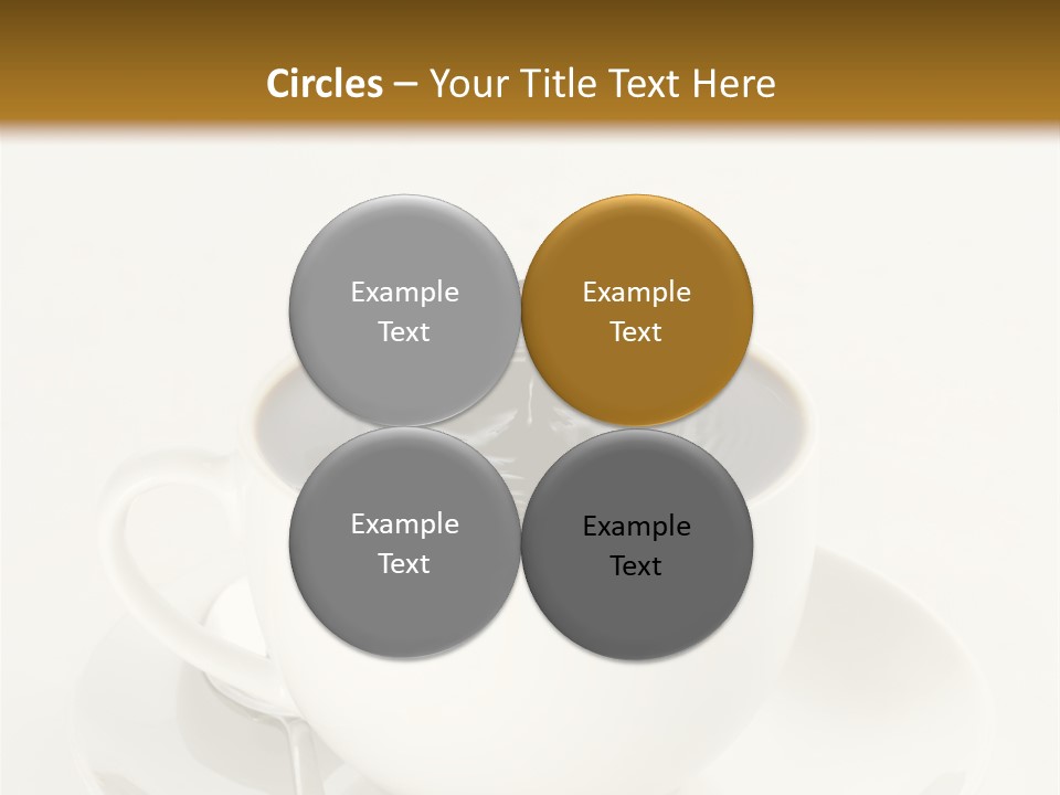 A Cup Of Black Coffee Full To The Brim With Drops Splashing On The Surface Threatening To Spill Over. PowerPoint Template