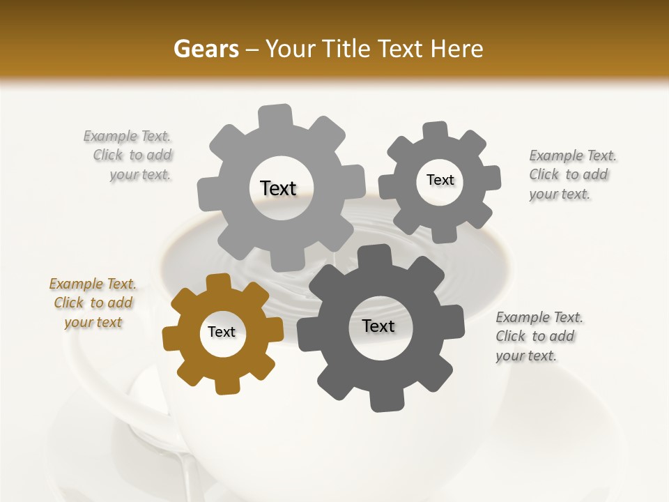 A Cup Of Black Coffee Full To The Brim With Drops Splashing On The Surface Threatening To Spill Over. PowerPoint Template