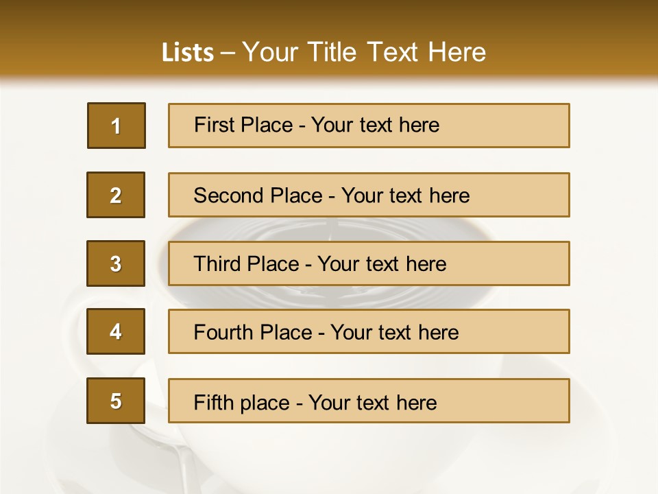 A Cup Of Black Coffee Full To The Brim With Drops Splashing On The Surface Threatening To Spill Over. PowerPoint Template