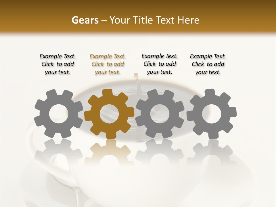 A Cup Of Black Coffee Full To The Brim With Drops Splashing On The Surface Threatening To Spill Over. PowerPoint Template