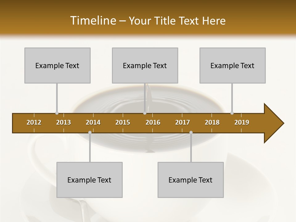 A Cup Of Black Coffee Full To The Brim With Drops Splashing On The Surface Threatening To Spill Over. PowerPoint Template