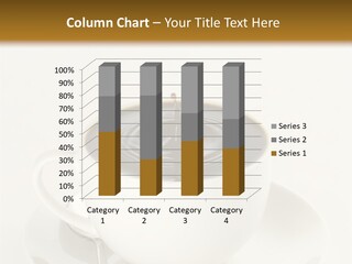 A Cup Of Black Coffee Full To The Brim With Drops Splashing On The Surface Threatening To Spill Over. PowerPoint Template