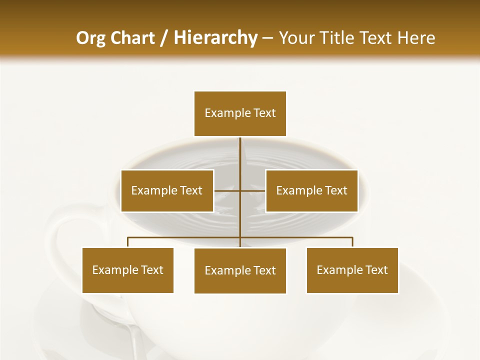 A Cup Of Black Coffee Full To The Brim With Drops Splashing On The Surface Threatening To Spill Over. PowerPoint Template