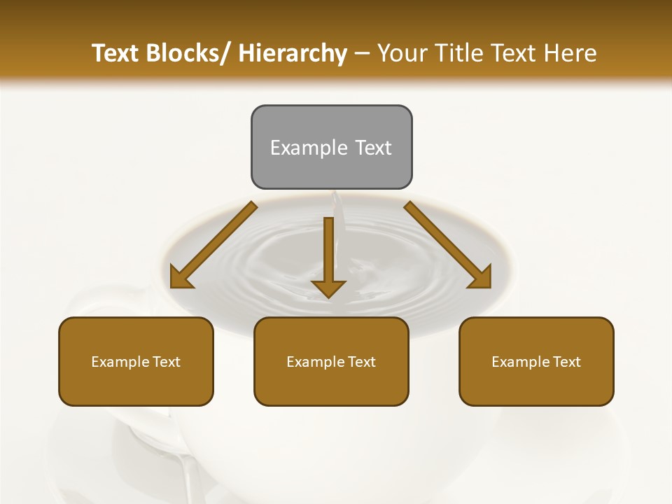 A Cup Of Black Coffee Full To The Brim With Drops Splashing On The Surface Threatening To Spill Over. PowerPoint Template