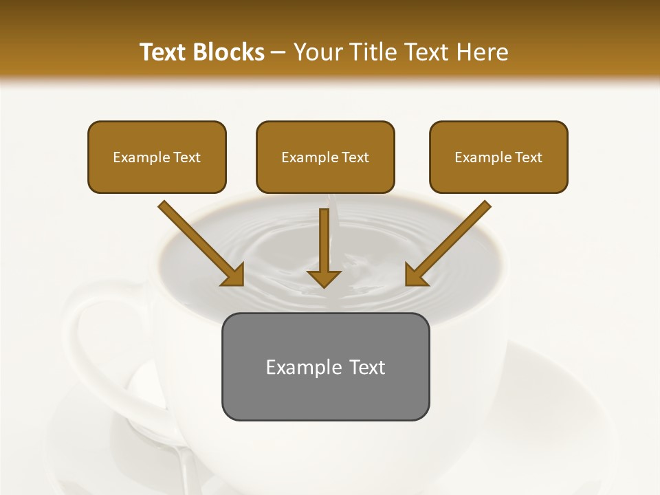 A Cup Of Black Coffee Full To The Brim With Drops Splashing On The Surface Threatening To Spill Over. PowerPoint Template