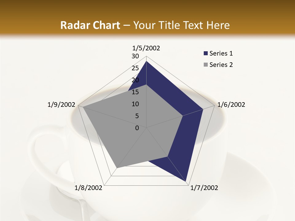 A Cup Of Black Coffee Full To The Brim With Drops Splashing On The Surface Threatening To Spill Over. PowerPoint Template