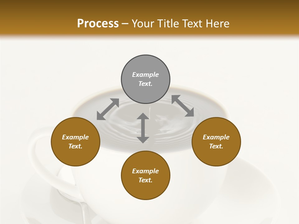 A Cup Of Black Coffee Full To The Brim With Drops Splashing On The Surface Threatening To Spill Over. PowerPoint Template