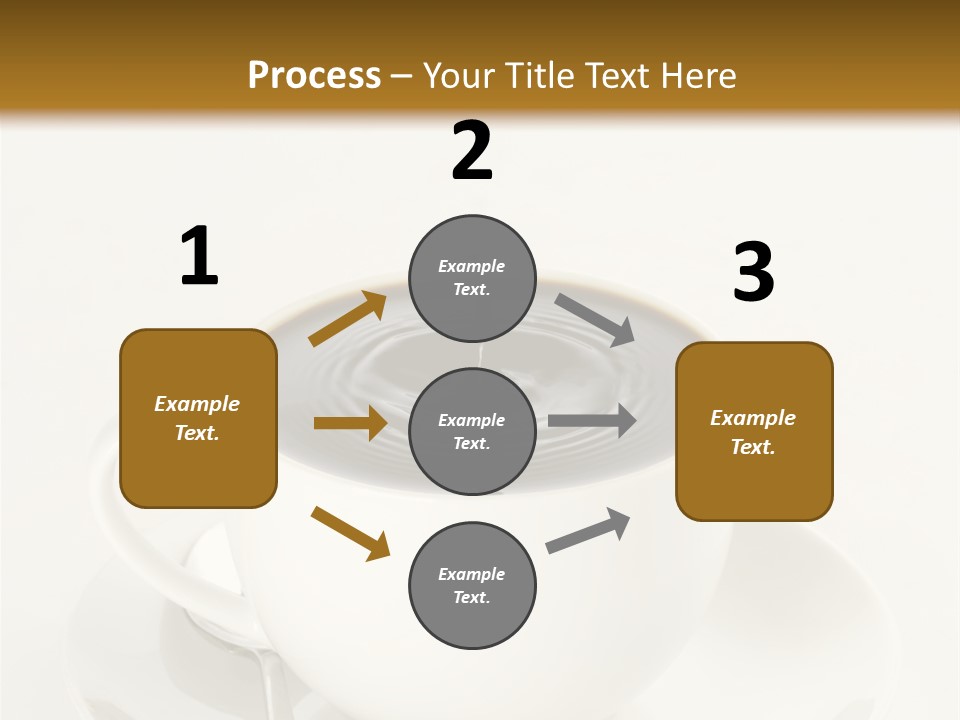 A Cup Of Black Coffee Full To The Brim With Drops Splashing On The Surface Threatening To Spill Over. PowerPoint Template