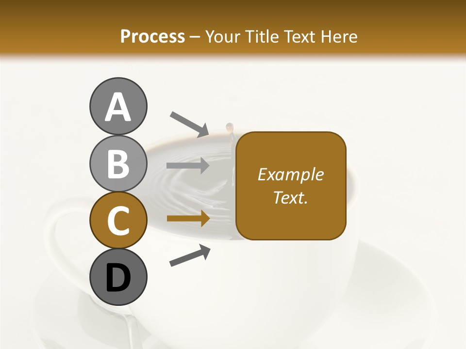A Cup Of Black Coffee Full To The Brim With Drops Splashing On The Surface Threatening To Spill Over. PowerPoint Template