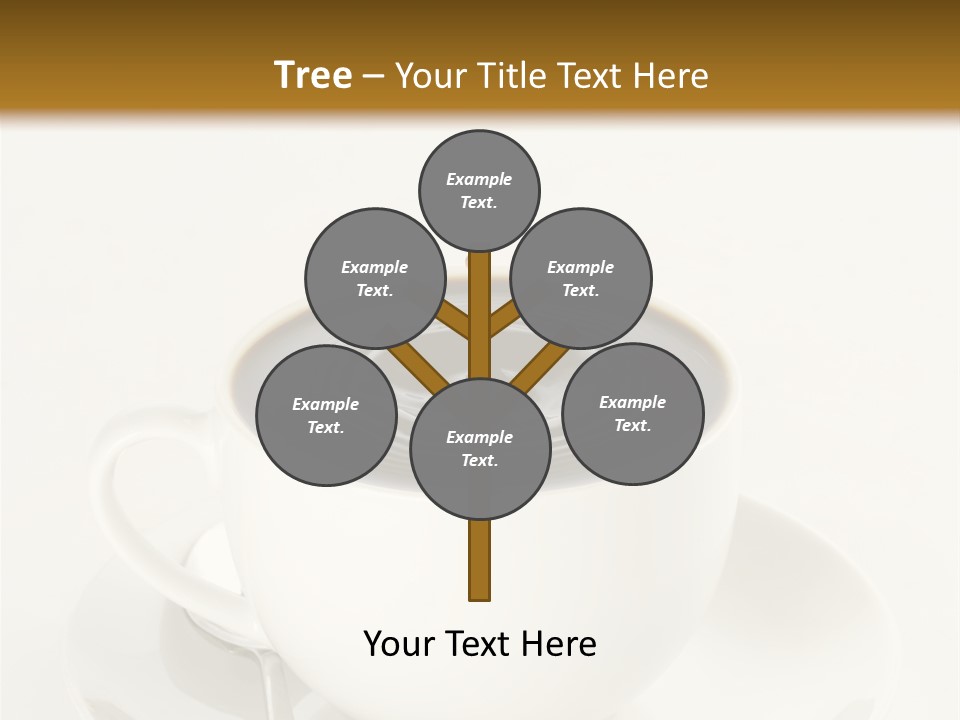 A Cup Of Black Coffee Full To The Brim With Drops Splashing On The Surface Threatening To Spill Over. PowerPoint Template