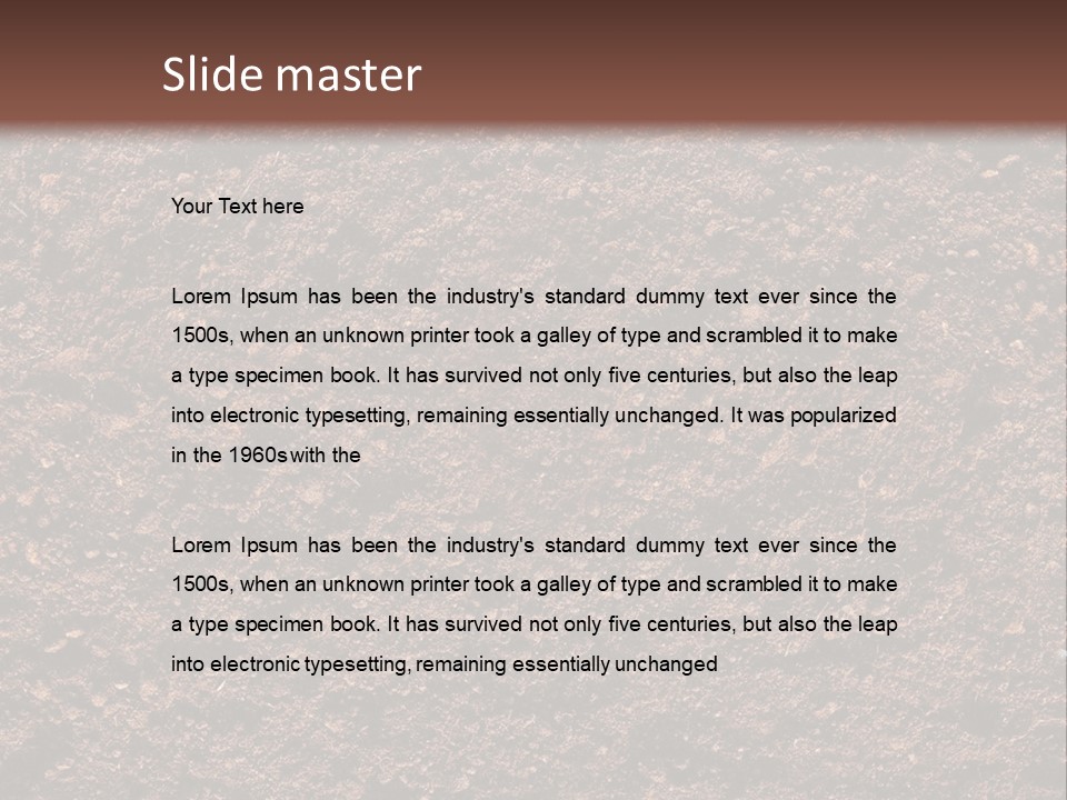 Healthy Grass And Soil Background Similar Available In My Portfolio PowerPoint Template