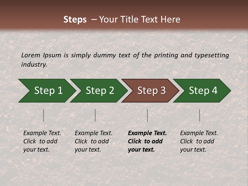 Healthy Grass And Soil Background Similar Available In My Portfolio PowerPoint Template