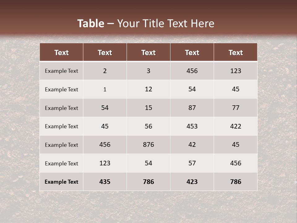 Healthy Grass And Soil Background Similar Available In My Portfolio PowerPoint Template