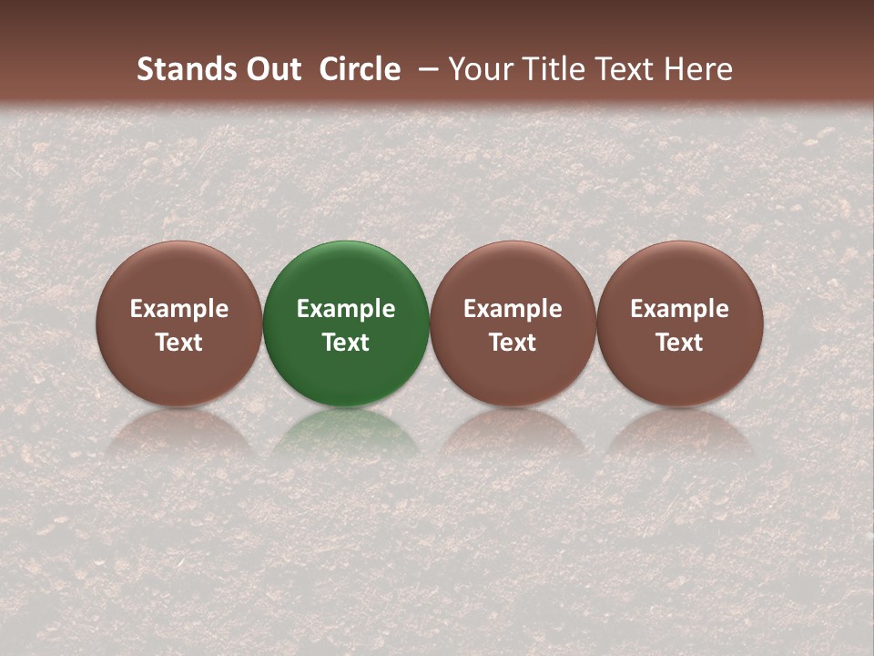 Healthy Grass And Soil Background Similar Available In My Portfolio PowerPoint Template