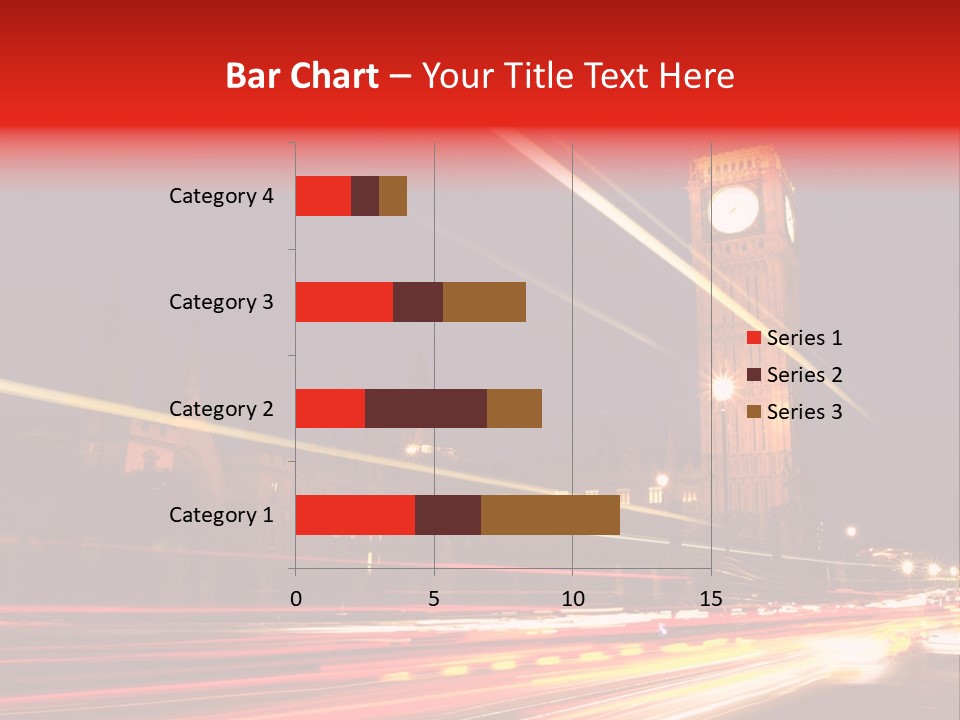 Night Shot Of Houses Of Parliament PowerPoint Template