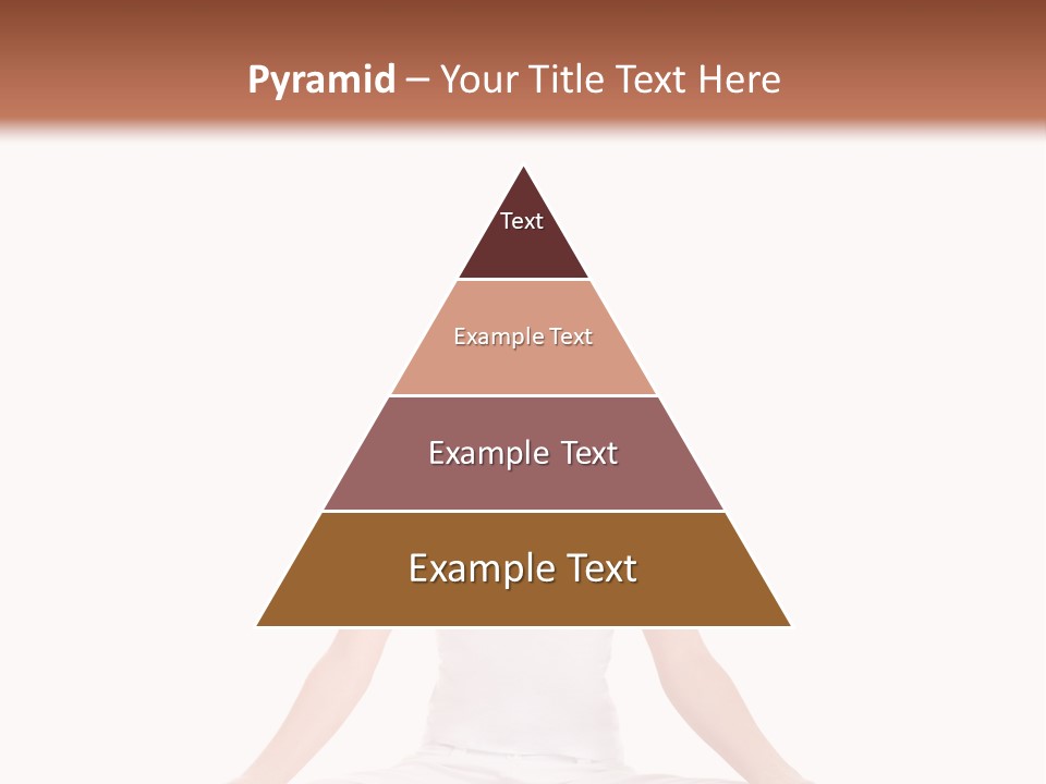 Young Woman Doing Yoga Exercise PowerPoint Template