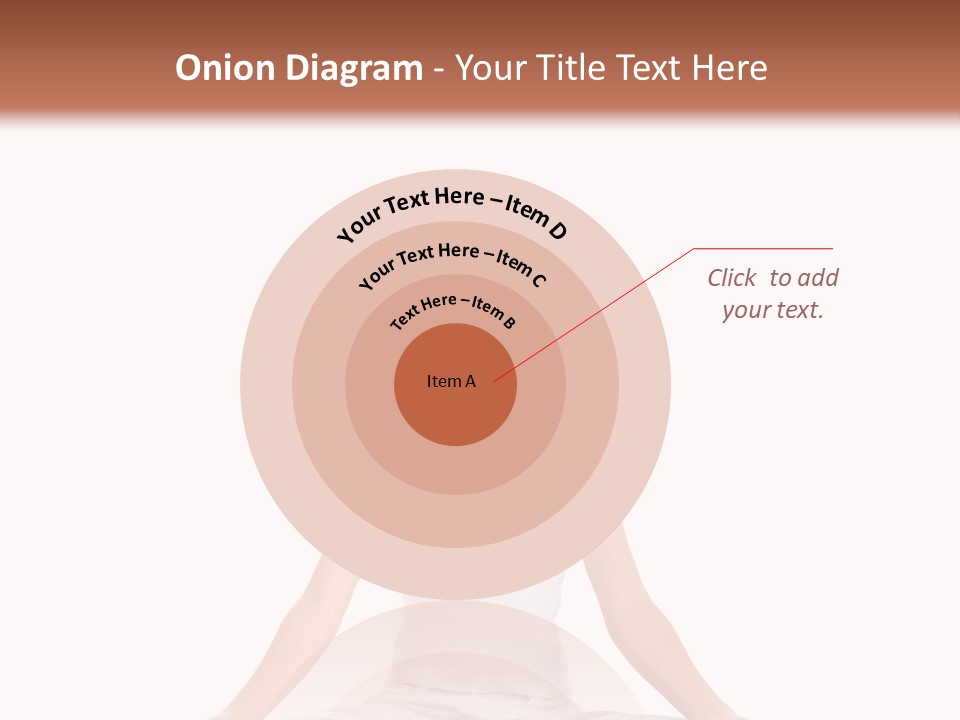 Young Woman Doing Yoga Exercise PowerPoint Template