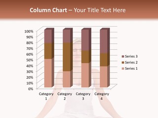 Young Woman Doing Yoga Exercise PowerPoint Template