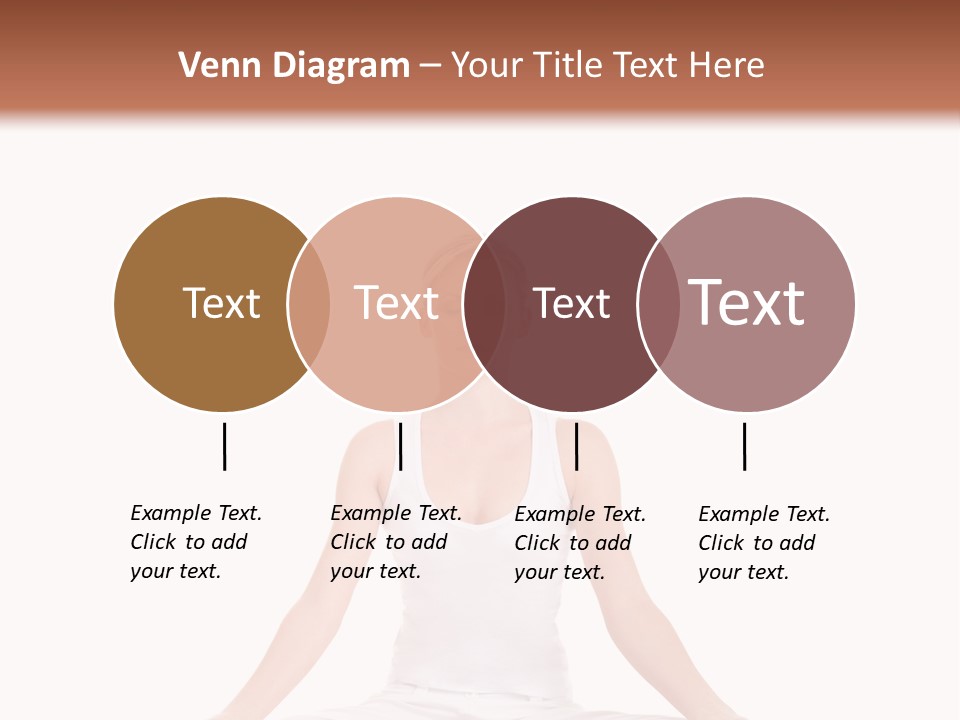 Young Woman Doing Yoga Exercise PowerPoint Template