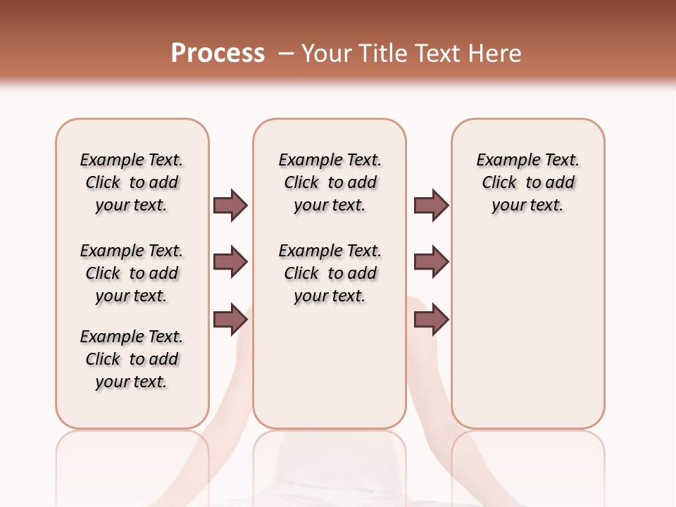 Young Woman Doing Yoga Exercise PowerPoint Template