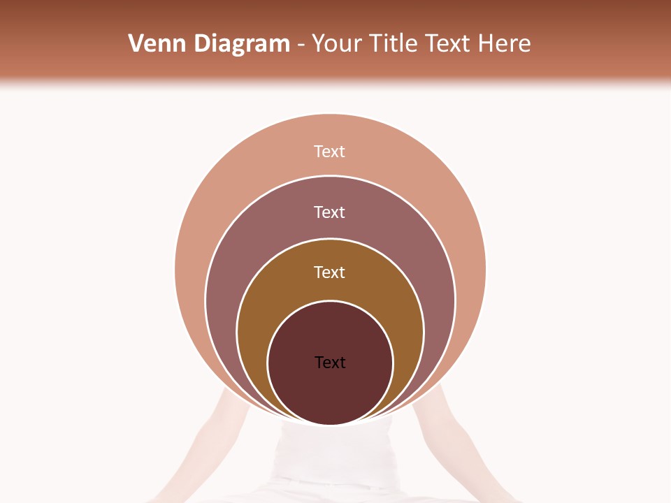 Young Woman Doing Yoga Exercise PowerPoint Template