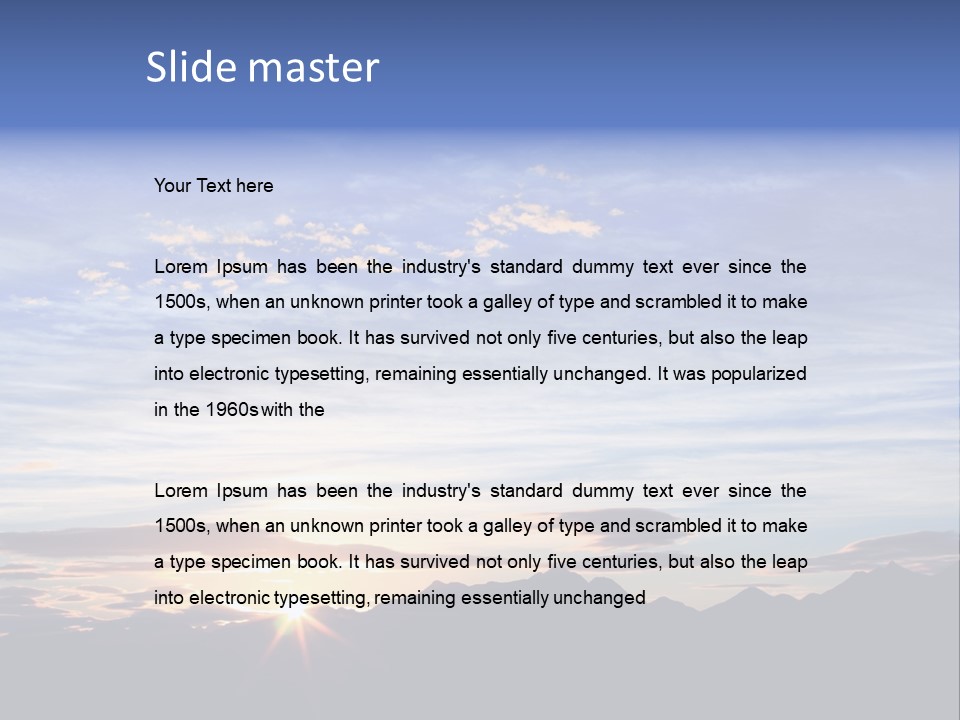 Pizza Margarita In A Frying Pan PowerPoint Template