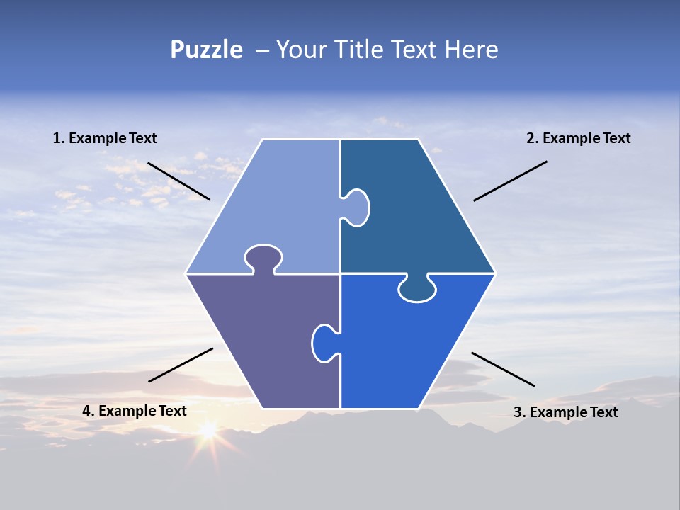 Pizza Margarita In A Frying Pan PowerPoint Template