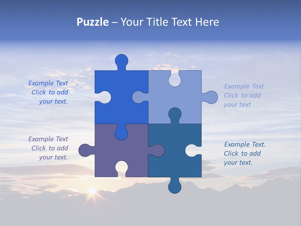 Pizza Margarita In A Frying Pan PowerPoint Template