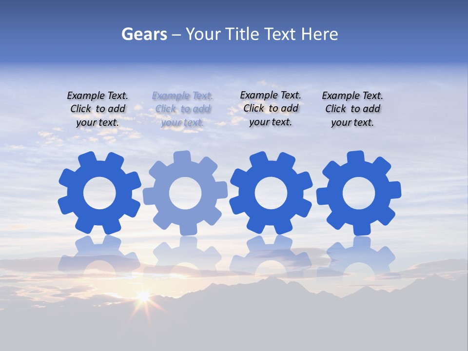 Pizza Margarita In A Frying Pan PowerPoint Template