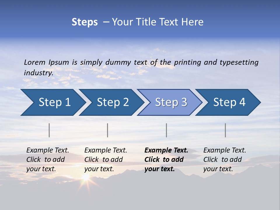 Pizza Margarita In A Frying Pan PowerPoint Template