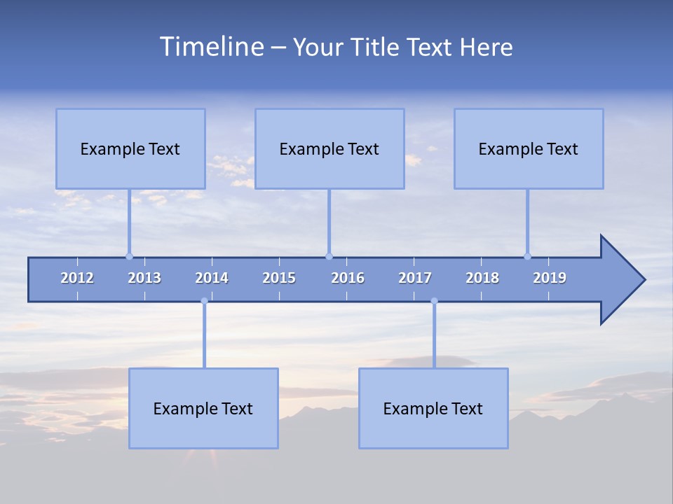 Pizza Margarita In A Frying Pan PowerPoint Template
