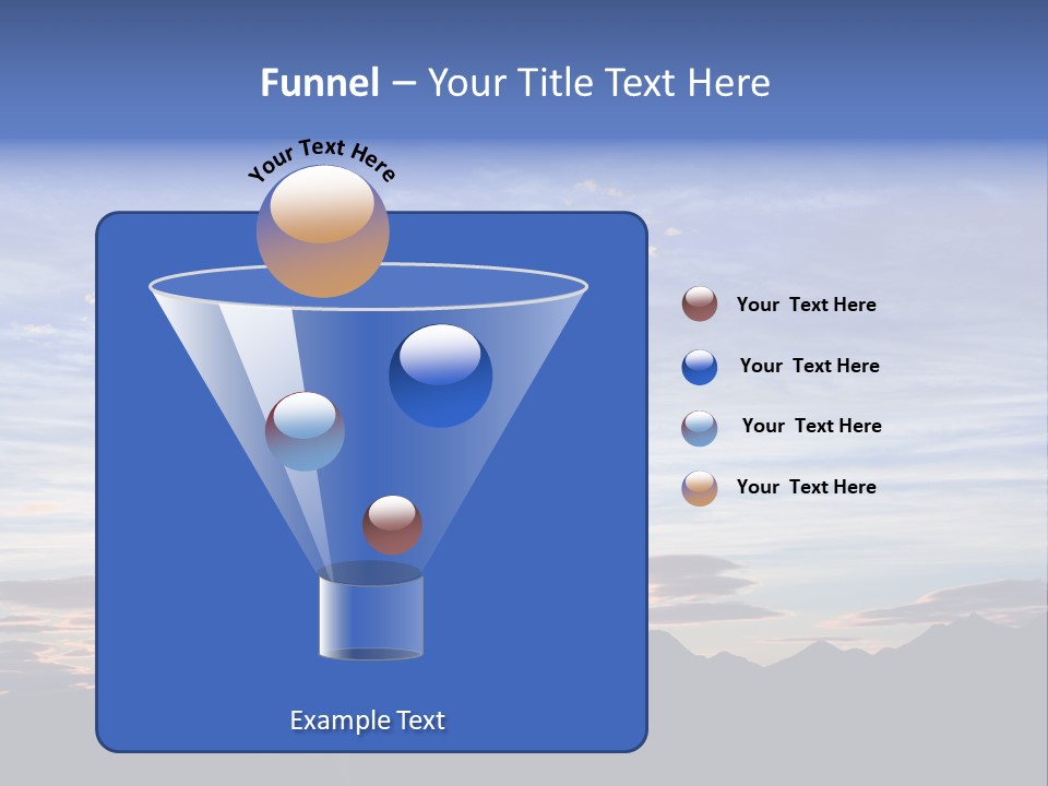 Pizza Margarita In A Frying Pan PowerPoint Template